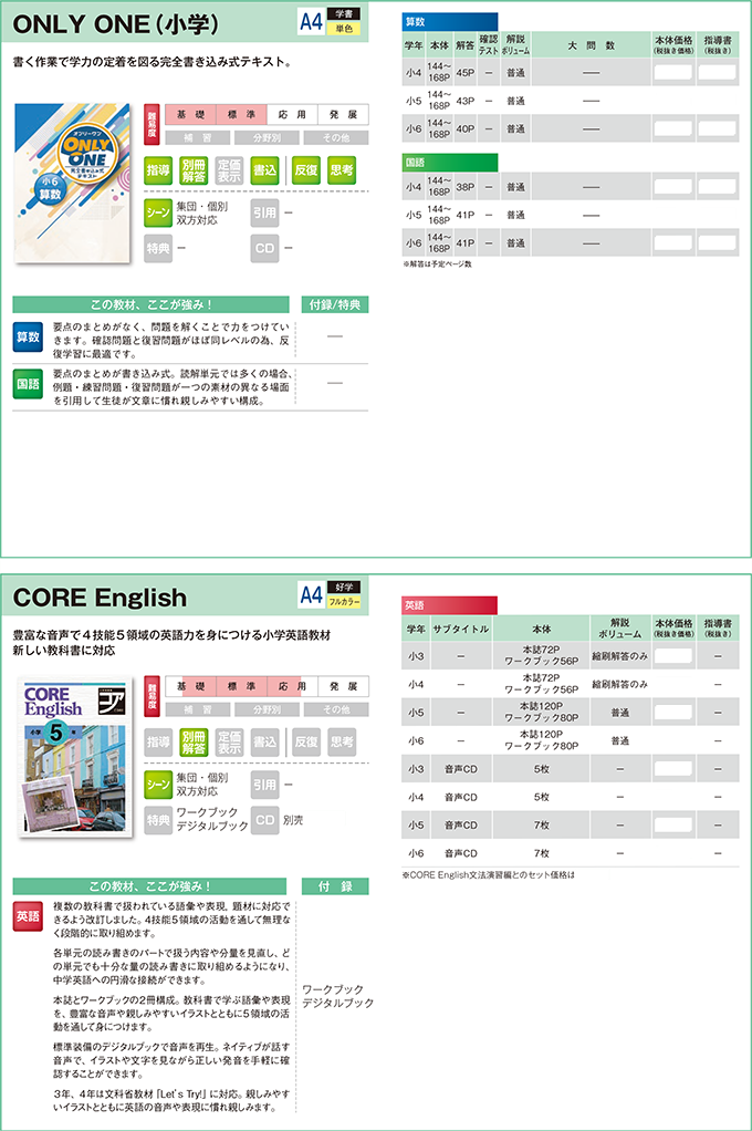 2025小学生用教材-通年用教材