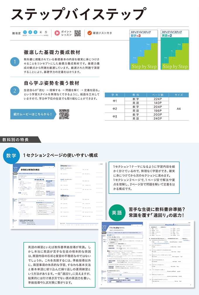 2025中学生用教材-通年用教材