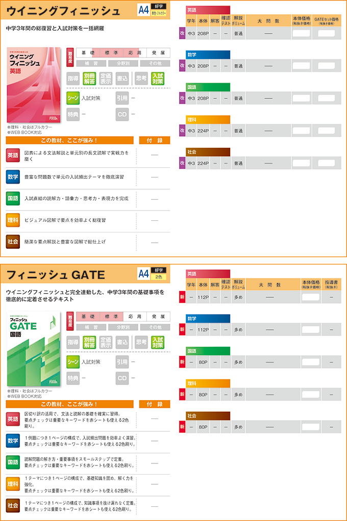 中学生用教材:高校入試対策・高校準備 | 開成図書出版 中学生用教材:高校入試対策・高校準備 | 開成図書出版